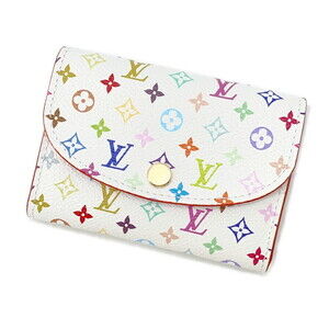 Louis Vuitton Multicolore Multicolor Wallet LV Monnaie Takashi Murakami